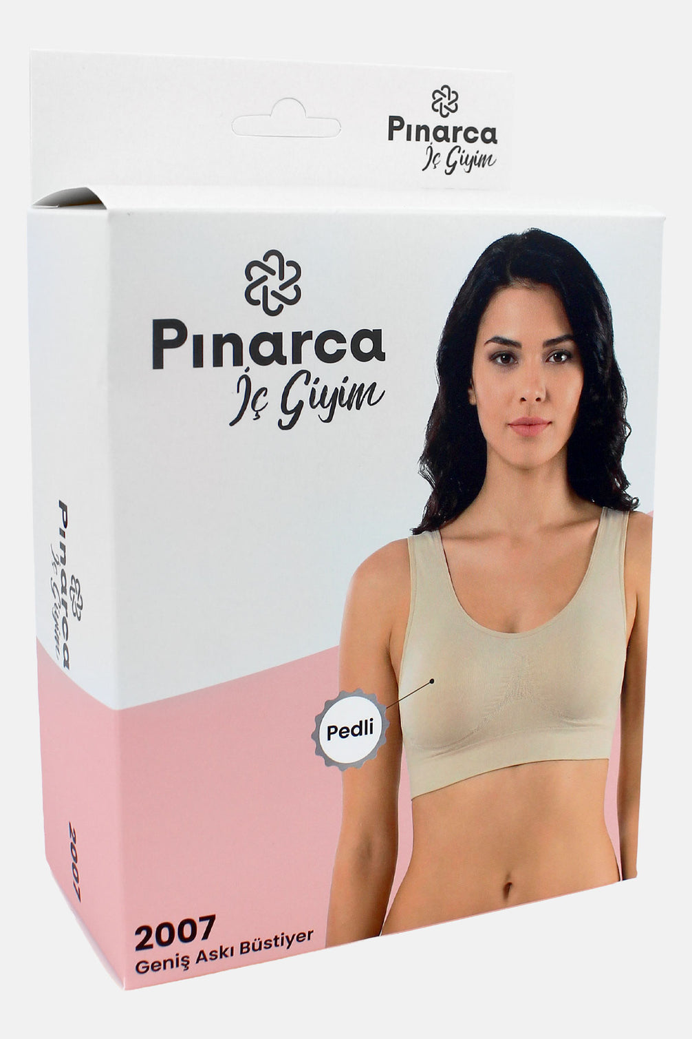 Pınarca Kadın Tek Büstiyer Kalın Askılı Pedli