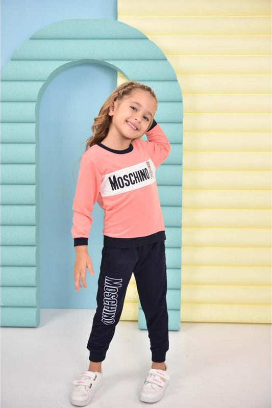 Pınarca Kız Çocuk Moschıno Pijama Takımı