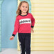 Pınarca Kız Çocuk Yazılı Pijama Takımı