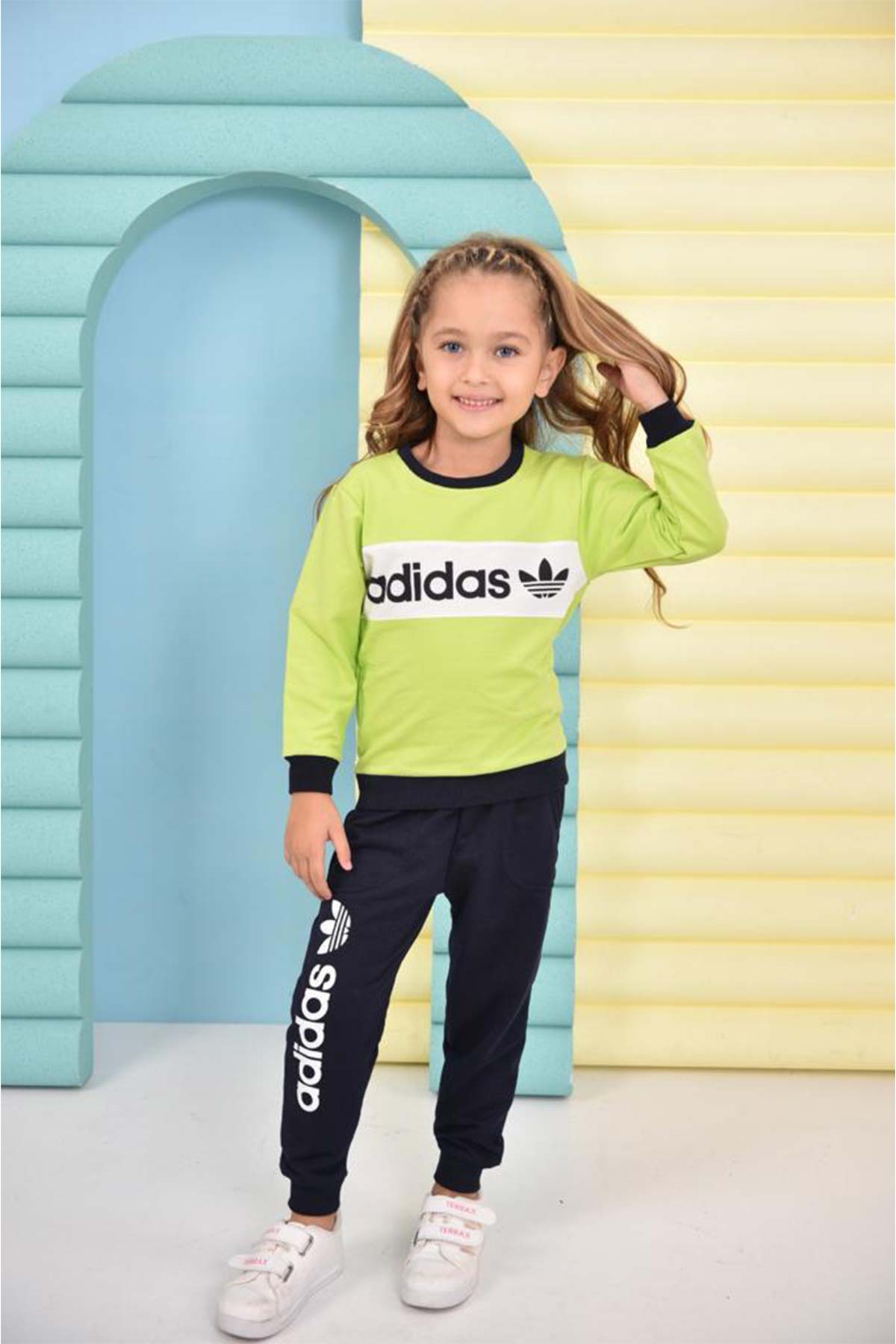 Pınarca Kız Çocuk Yazılı Pijama Takımı