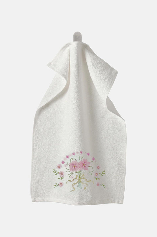 Pınarca Mutfak Havlusu Kadife Elişi Nakışlı Havlu 30x50