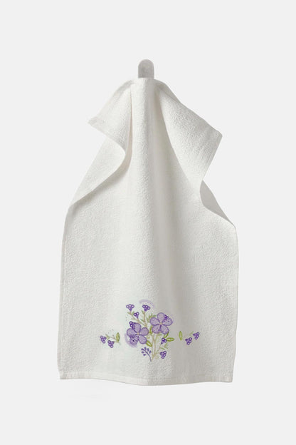 Pınarca Mutfak Havlusu Kadife Elişi Nakışlı Havlu 30x50