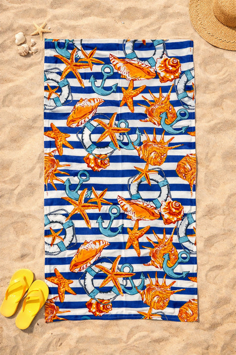 Pınarca Unisex Plaj Havlusu Baskılı 75x150cm
