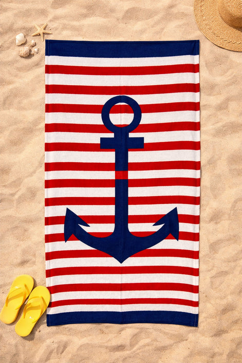 Pınarca Unisex Plaj Havlusu Baskılı 75x150cm