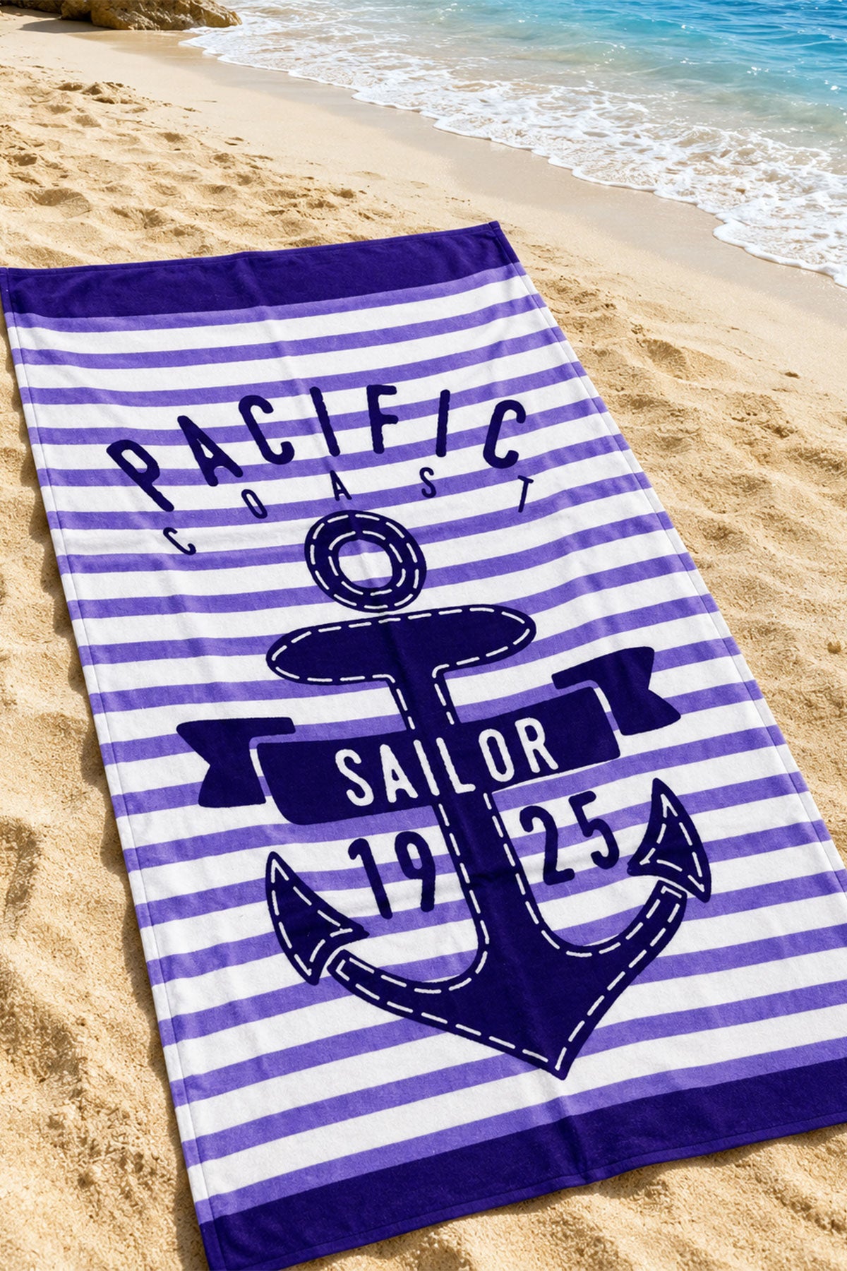 Pınarca Unisex Plaj Havlusu Baskılı 75x150cm