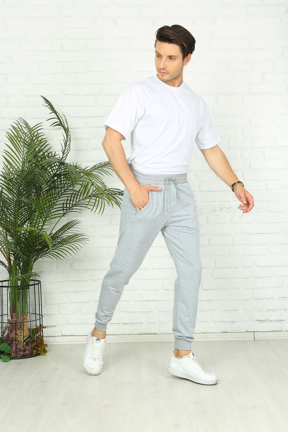 Pogi Erkek Tek Alt Eşofman