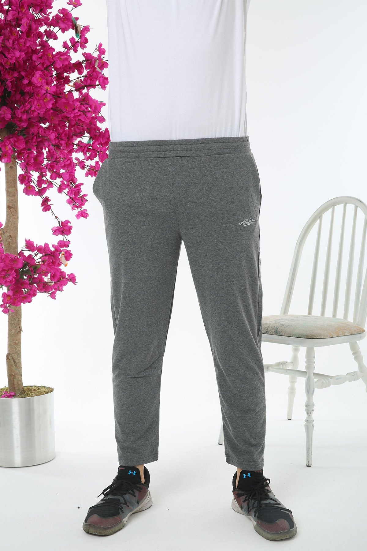 Pogi Erkek Tek Alt Eşofman Büyük Beden