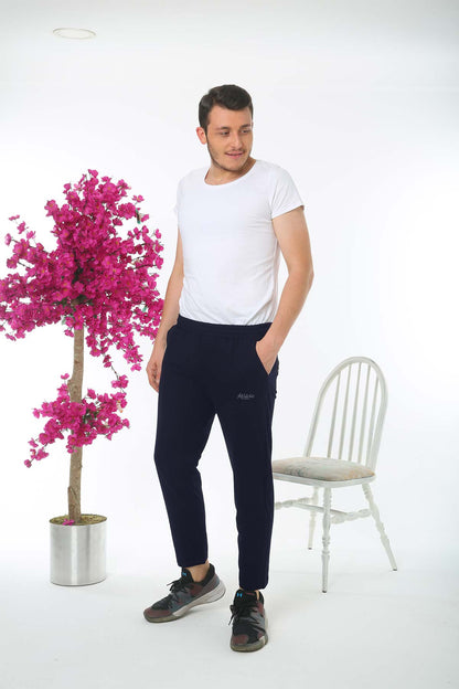 Pogi Erkek Tek Alt Eşofman Büyük Beden