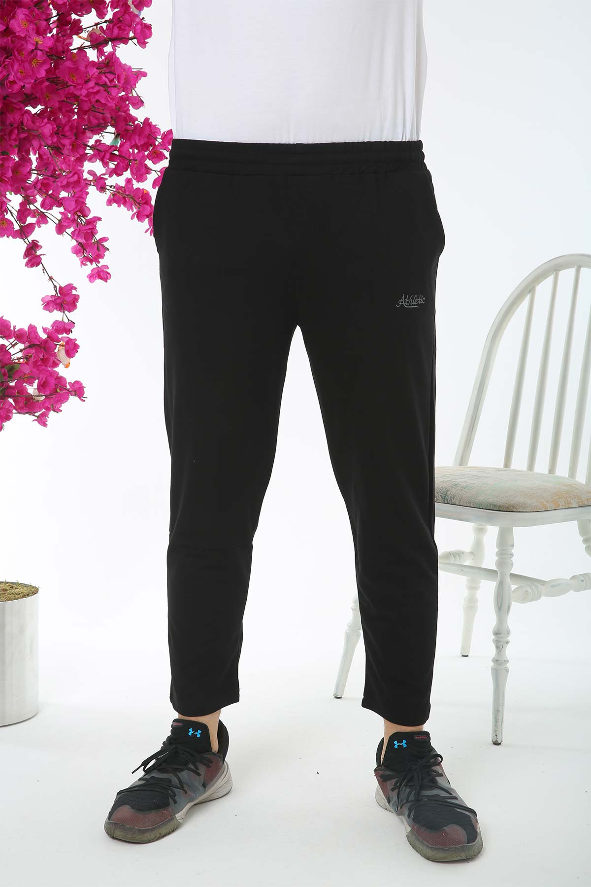 Pogi Erkek Tek Alt Eşofman Büyük Beden