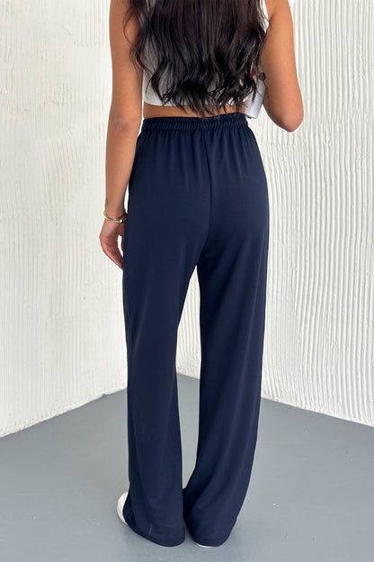 Pogi Kadın Eşofman Altı Uzun Bol Paça Modal