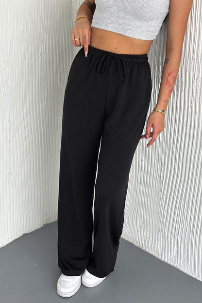 Pogi Kadın Eşofman Altı Uzun Bol Paça Modal