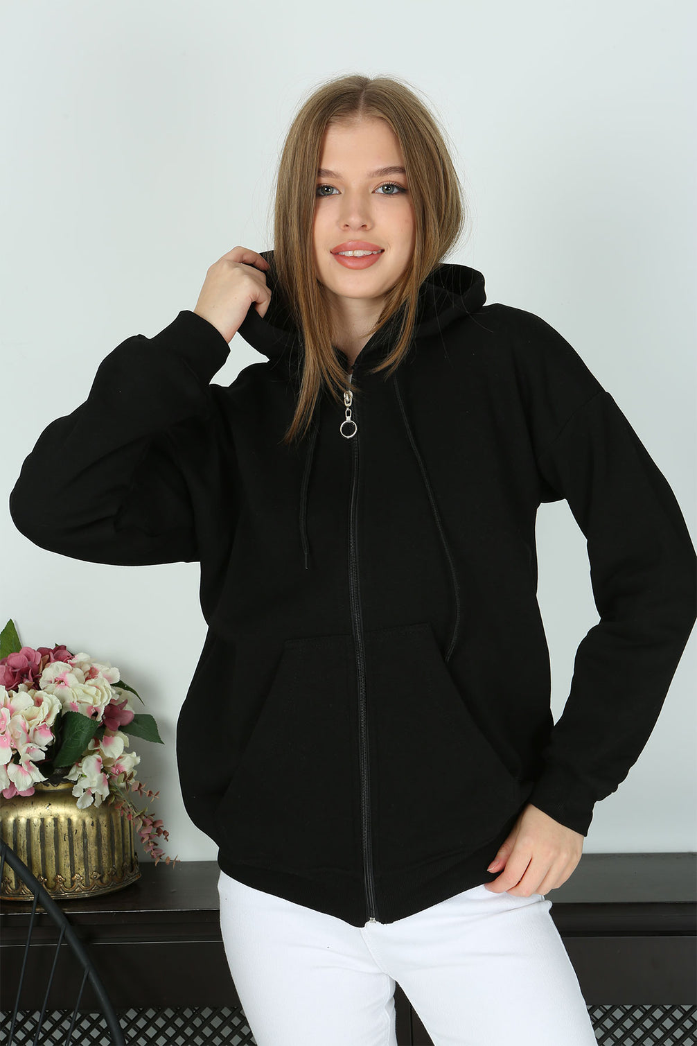 Pogi Kadın Kapşonlu Sweatshirt
