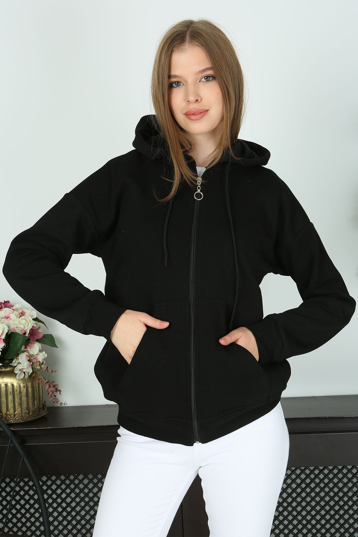 Pogi Kadın Kapşonlu Sweatshirt