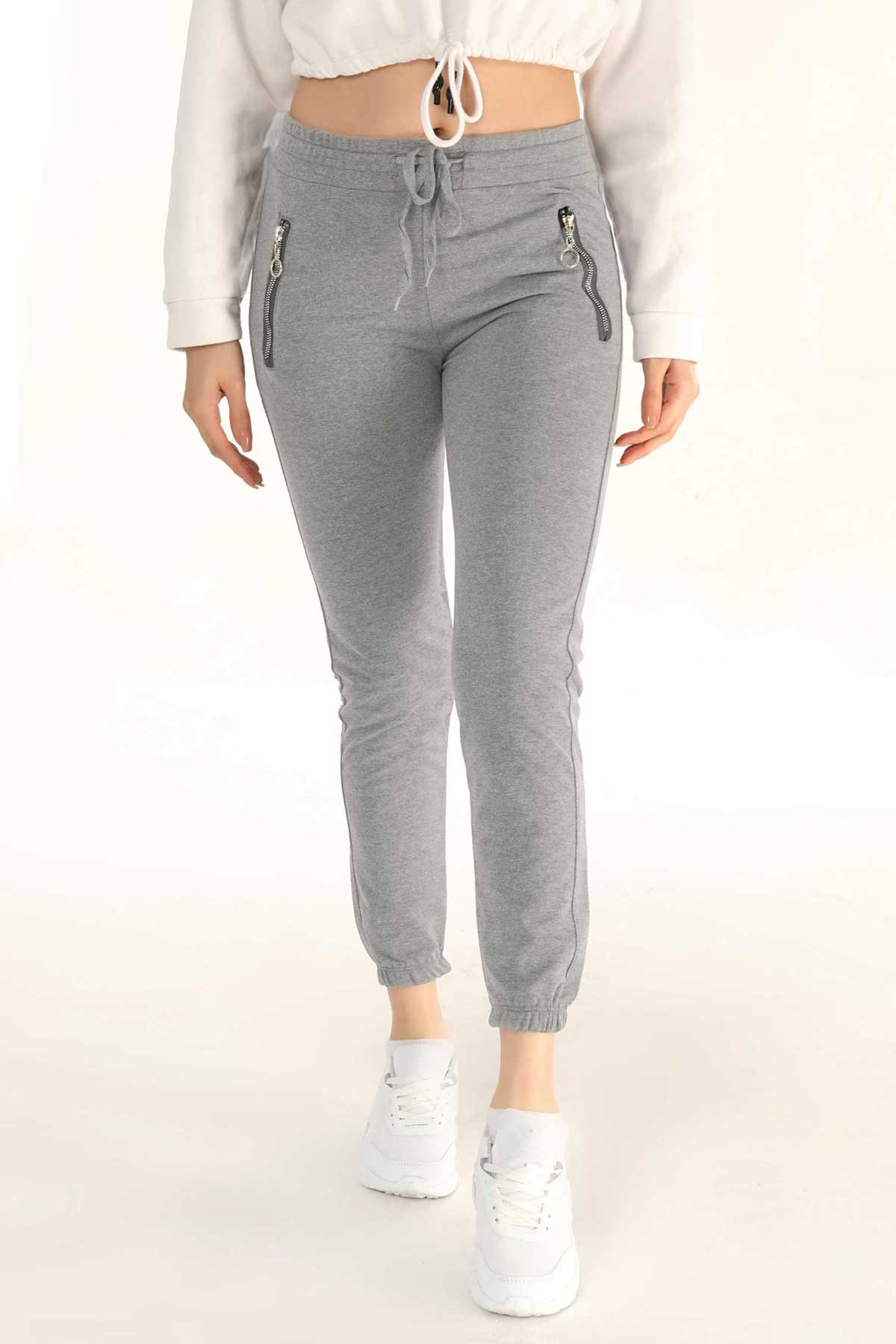 Pogi Kadın Klasik Pijama Tek Alt Uzun