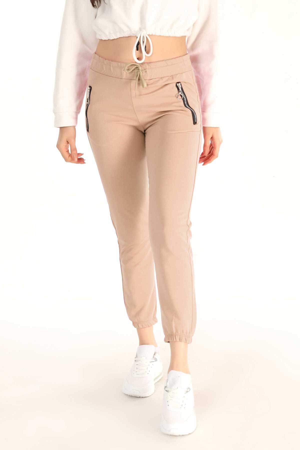 Pogi Kadın Klasik Pijama Tek Alt Uzun