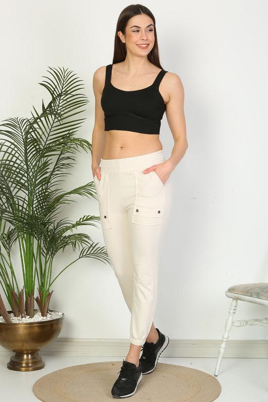 Pogi Kadın Tek Alt Pijama Uzun