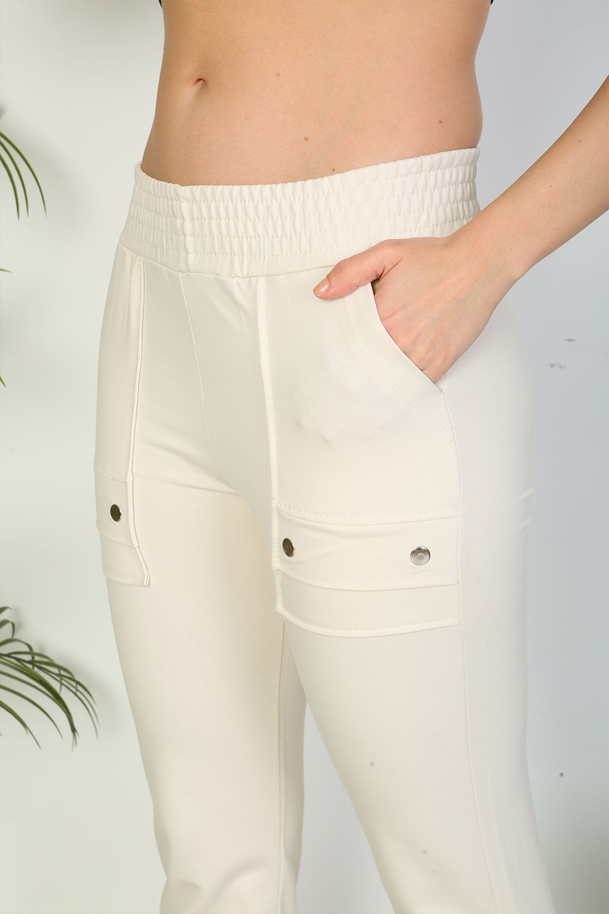 Pogi Kadın Tek Alt Pijama Uzun