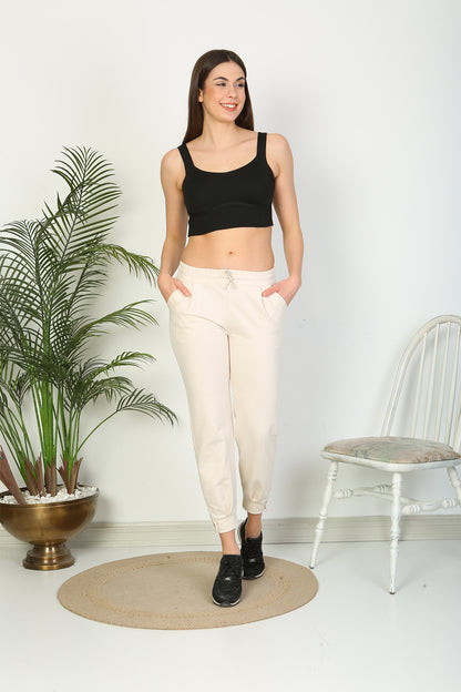 Pogi Kadın Tek Alt Pijama Uzun