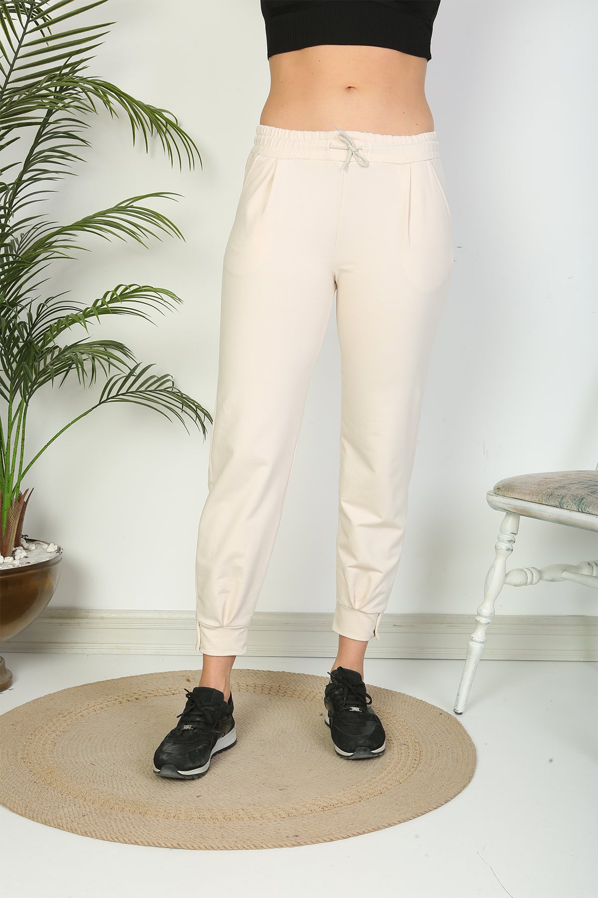 Pogi Kadın Tek Alt Pijama Uzun