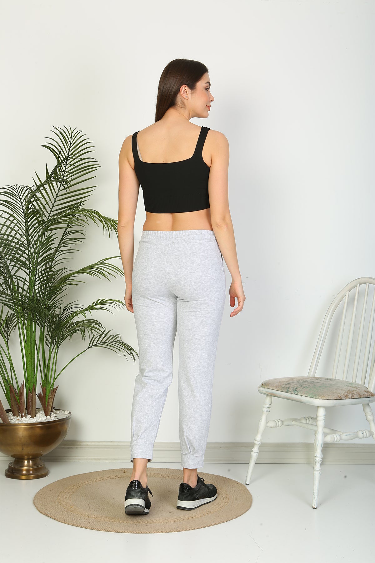 Pogi Kadın Tek Alt Pijama Uzun