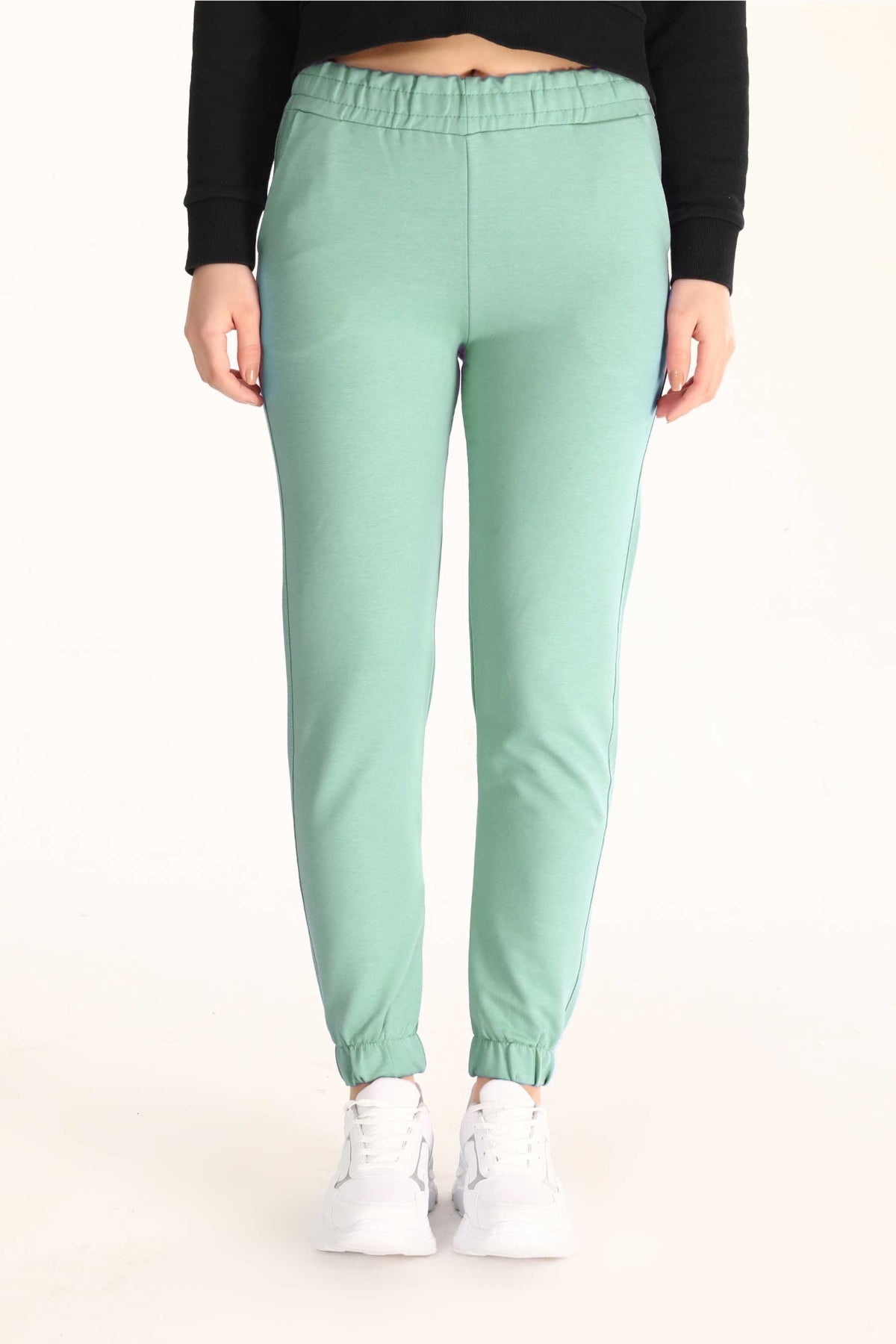 Pogi Kadın Tek Alt Pijama Uzun Klasik