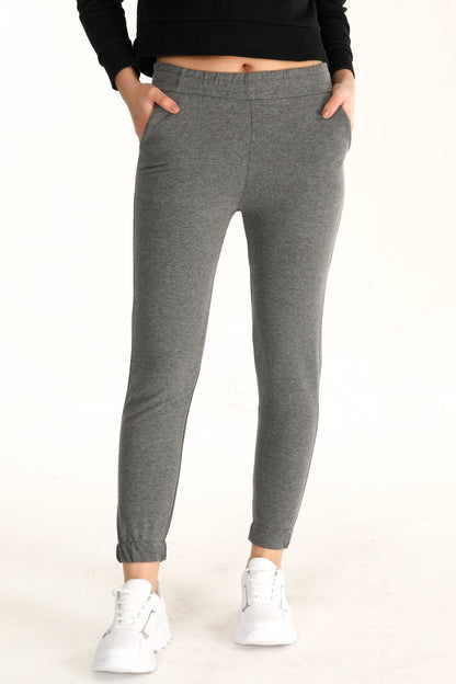 Pogi Kadın Tek Alt Pijama Uzun Klasik