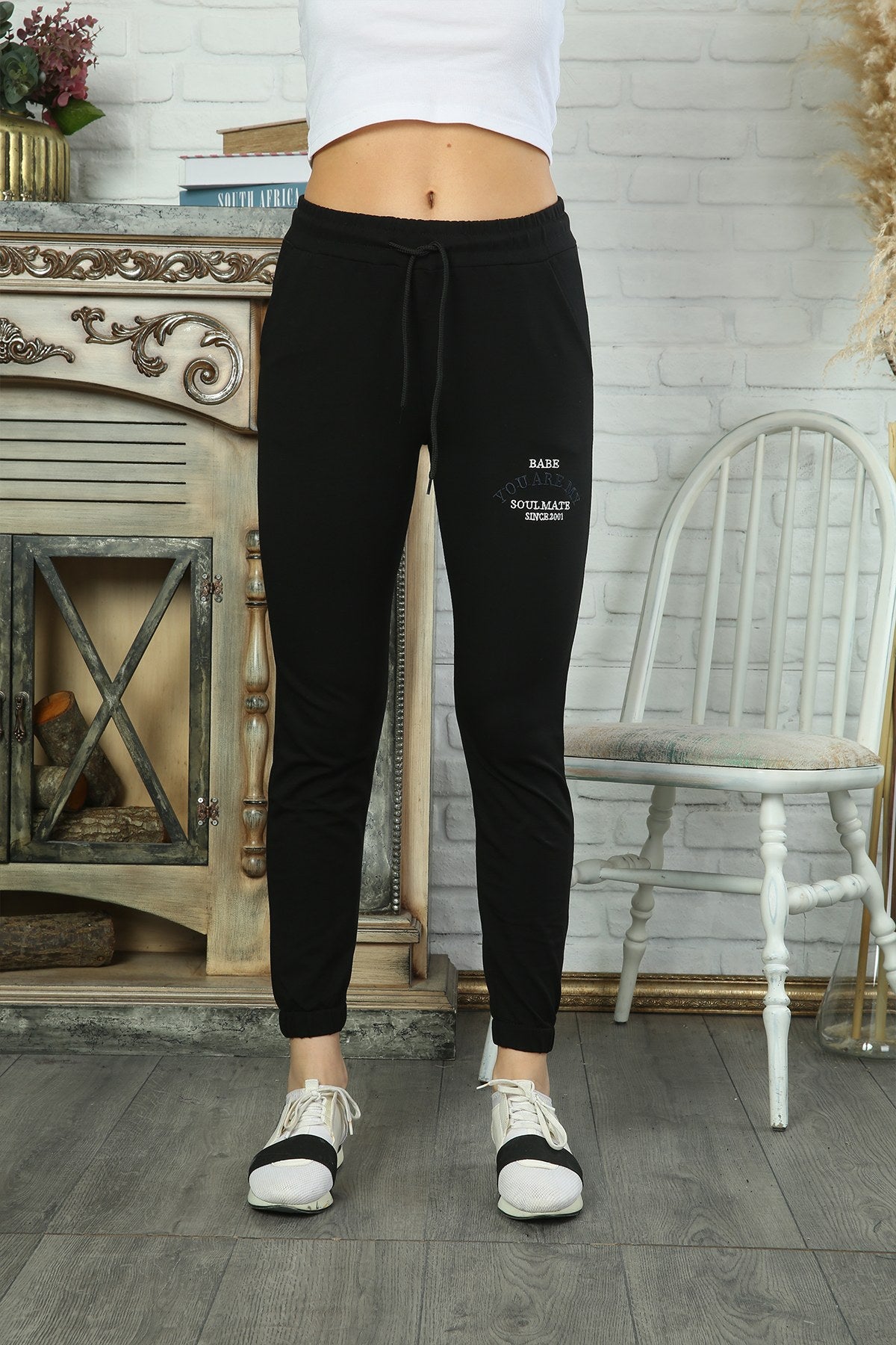 Pogi Kadın Tek Alt Pijama Uzun Klasik