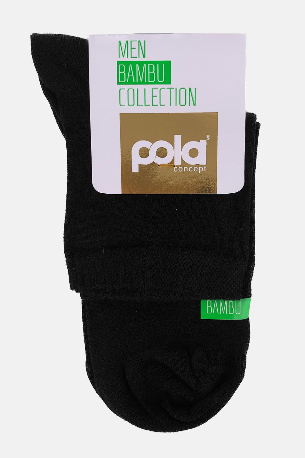 Pola Erkek Bambu Yarım Konç Çorap