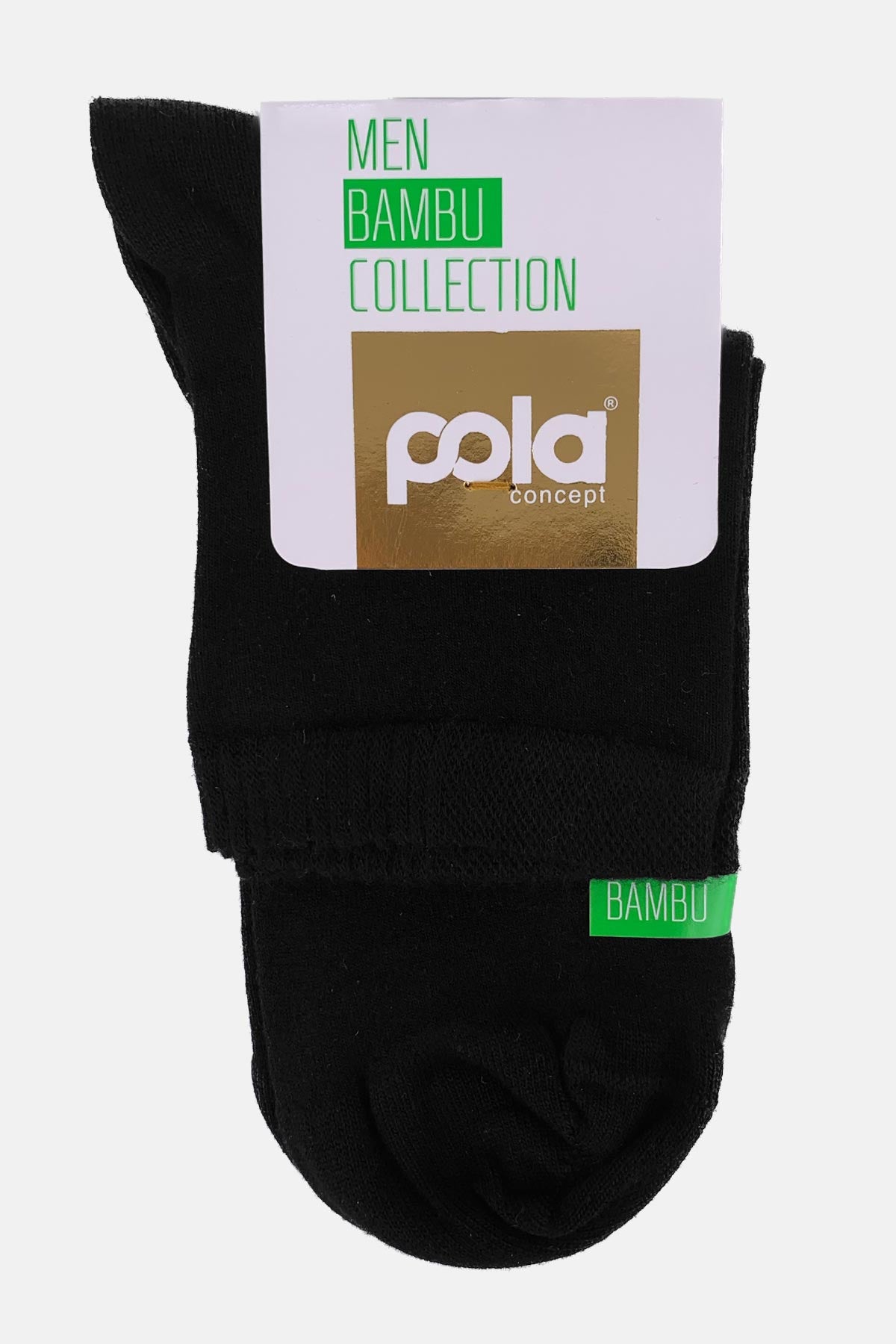 Pola Erkek Bambu Yarım Konç Çorap