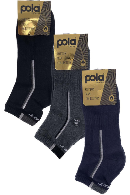 Pola Erkek Comfort Yarım Konç Çorap