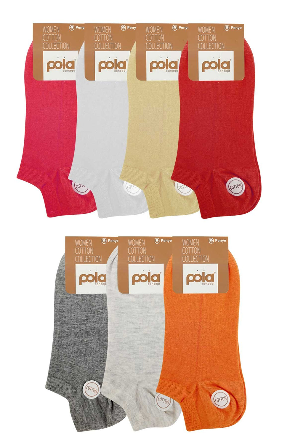 Pola Kadın Canay Penye Patik Çorap