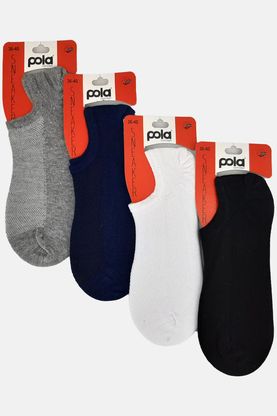 Pola Kadın Penye Sneaker Çorap