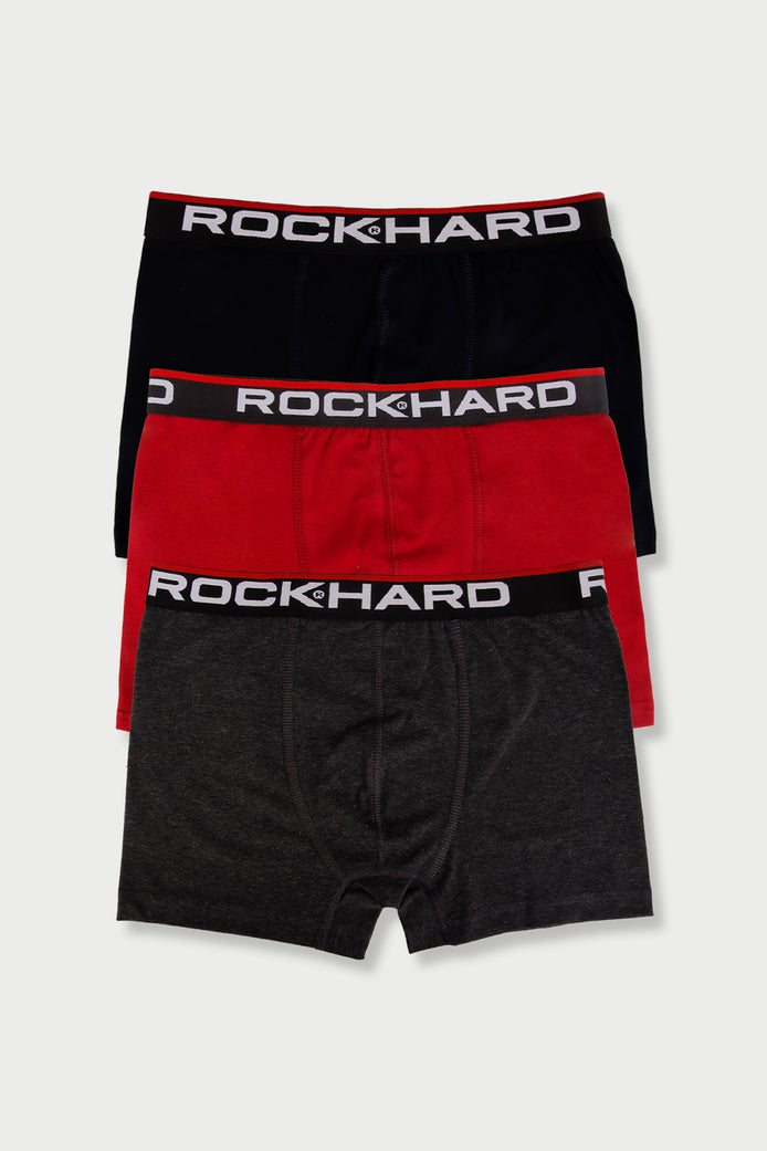 Rock Hard Erkek Boxer 3'lü