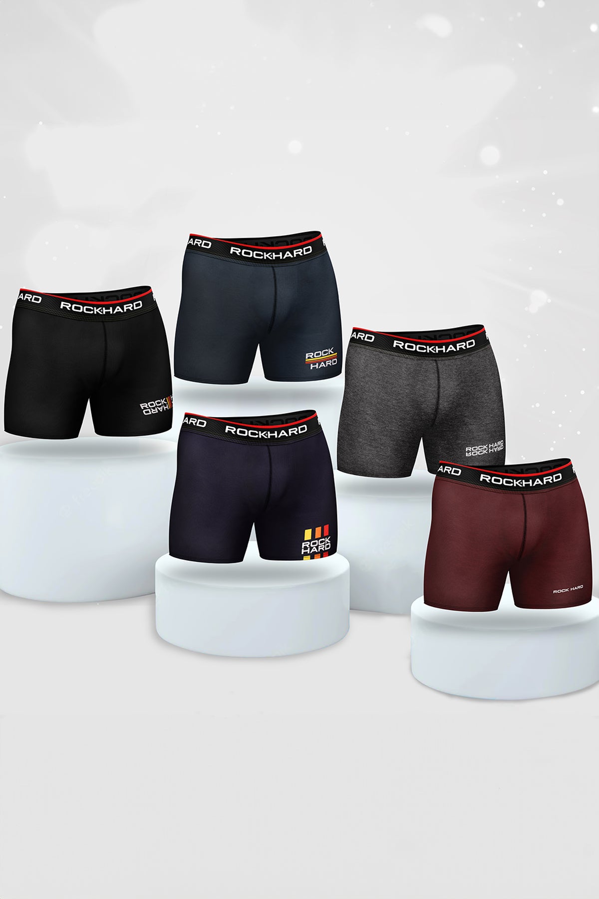 Rock Hard Erkek Boxer Baskılı