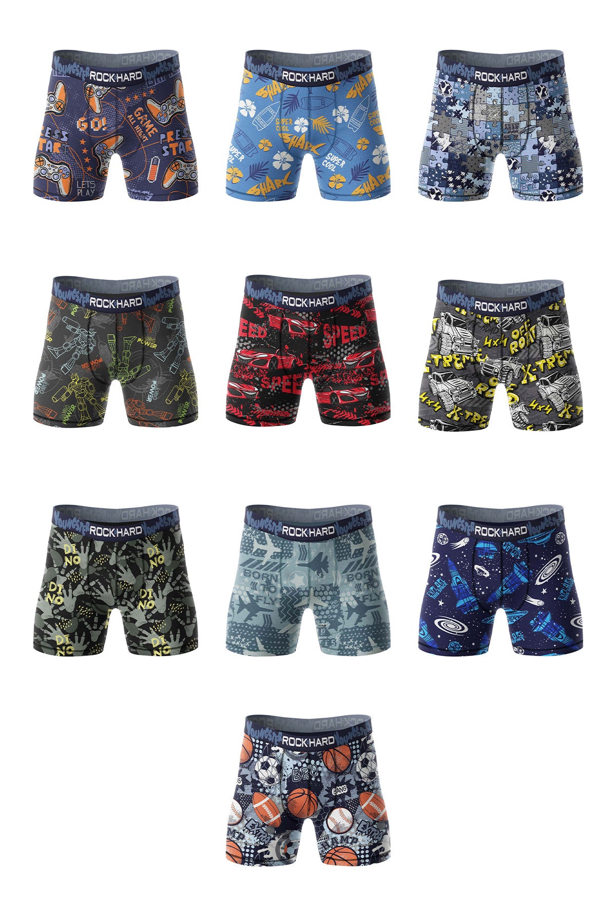 Rock Hard Erkek Çocuk Boxer