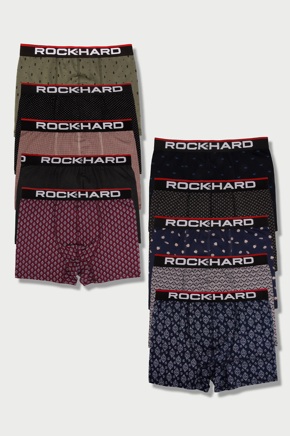 Rock Hard Erkek Modal Boxer Desenli