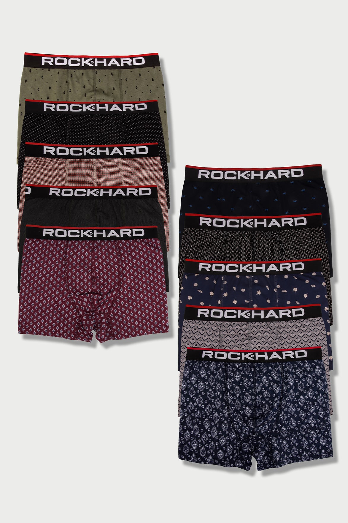 Rock Hard Erkek Modal Boxer Desenli