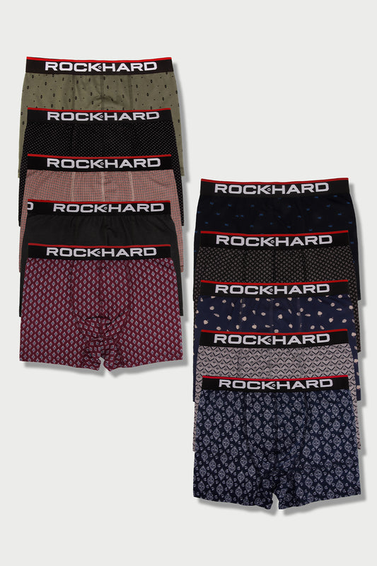 Rock Hard Erkek Modal Boxer Desenli