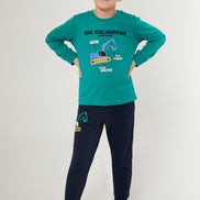Roly Poly Erkek Çocuk Uzun Kollu Pijama Takımı Süprem
