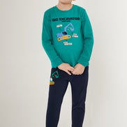 Roly Poly Erkek Çocuk Uzun Kollu Pijama Takımı Süprem
