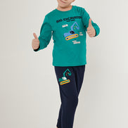 Roly Poly Erkek Çocuk Uzun Kollu Pijama Takımı Süprem