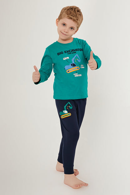 Roly Poly Erkek Çocuk Uzun Kollu Pijama Takımı Süprem