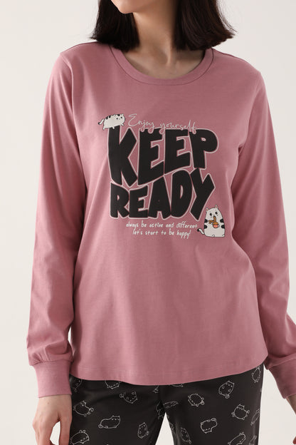 Roly Poly Kadın Uzun Kollu Pijama Takımı