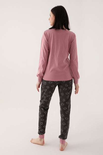 Roly Poly Kadın Uzun Kollu Pijama Takımı