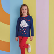 Roly Poly Kız Çocuk 2'li Pijama Takımı Uzun Kol
