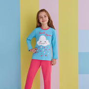 Roly Poly Kız Çocuk 2'li Pijama Takımı Uzun Kol