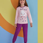 Roly Poly Kız Çocuk 2'li Pijama Takımı Uzun Kol