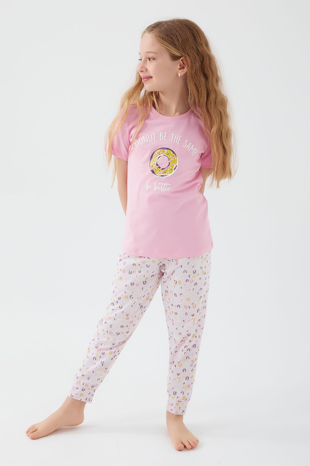 Roly Poly Kız Çocuk Kısa Kollu Pijama Takımı Süprem