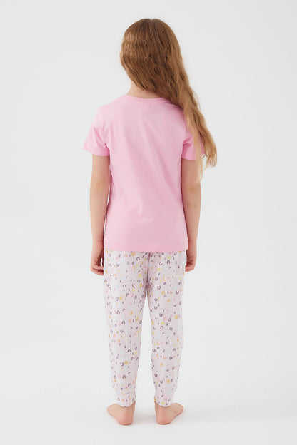 Roly Poly Kız Çocuk Kısa Kollu Pijama Takımı Süprem