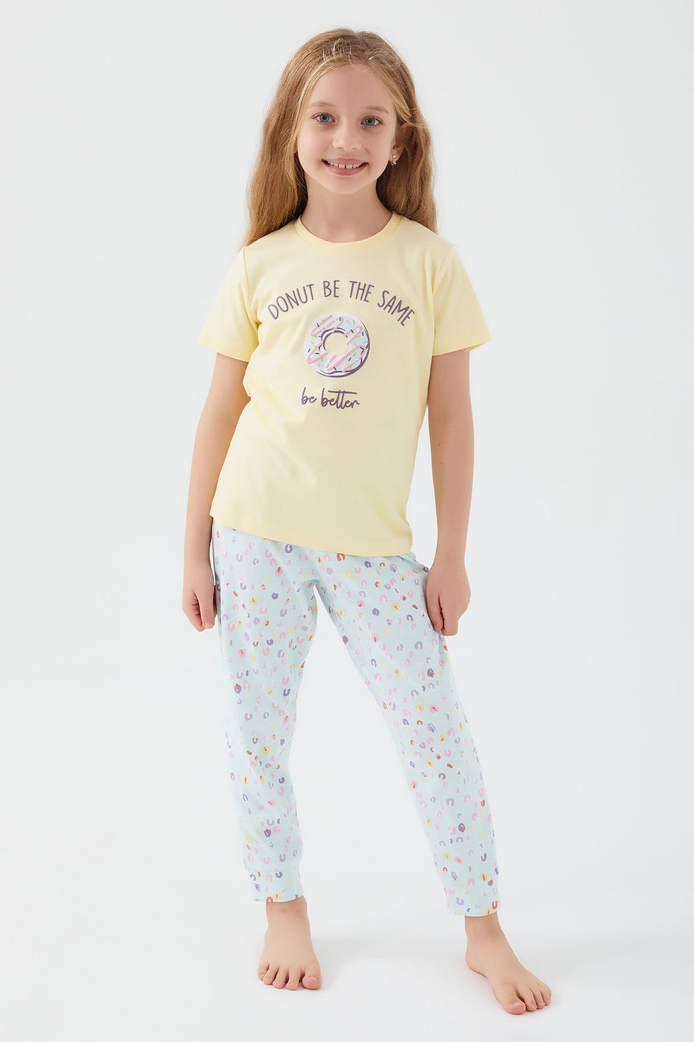 Roly Poly Kız Çocuk Kısa Kollu Pijama Takımı Süprem